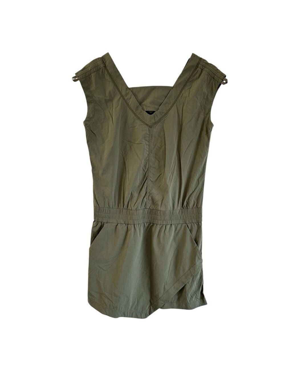 Indygena Sleeveless dress Olive Green Size small